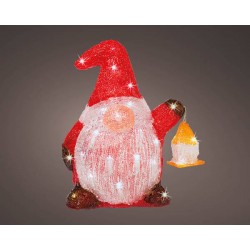 GNOMO LED C/LUCE E LANTERNA 17x25x29cm EST/INT