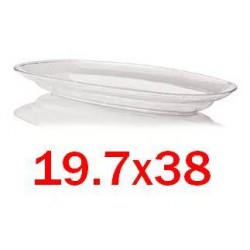 VASSOIO PROFITEROL CRISTALLO MIS.4 19,7x38cm