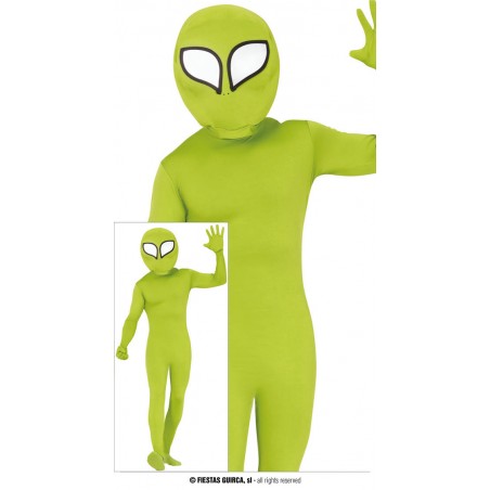 COSTUME ALIENO VERDE TG.M 48-50