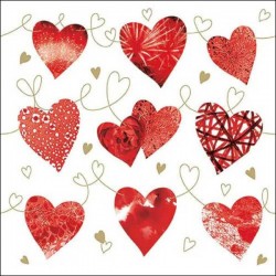 TOVAGLIOLI 33x33 TEN HEARTS 20pz