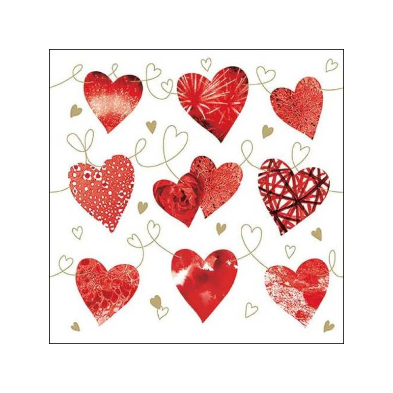 TOVAGLIOLI 33x33 TEN HEARTS 20pz