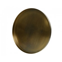 VASSOIO IN FERRO ø25cm H.1cm BRONZO ANTICO