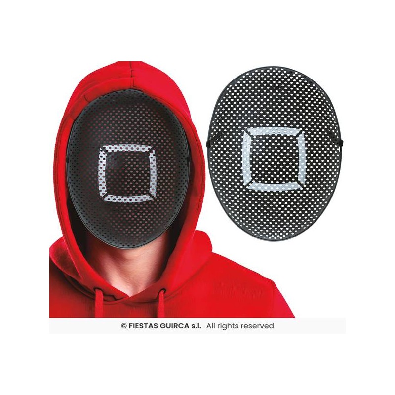 MASCHERA THE GAMER QUADRATO IN PVC