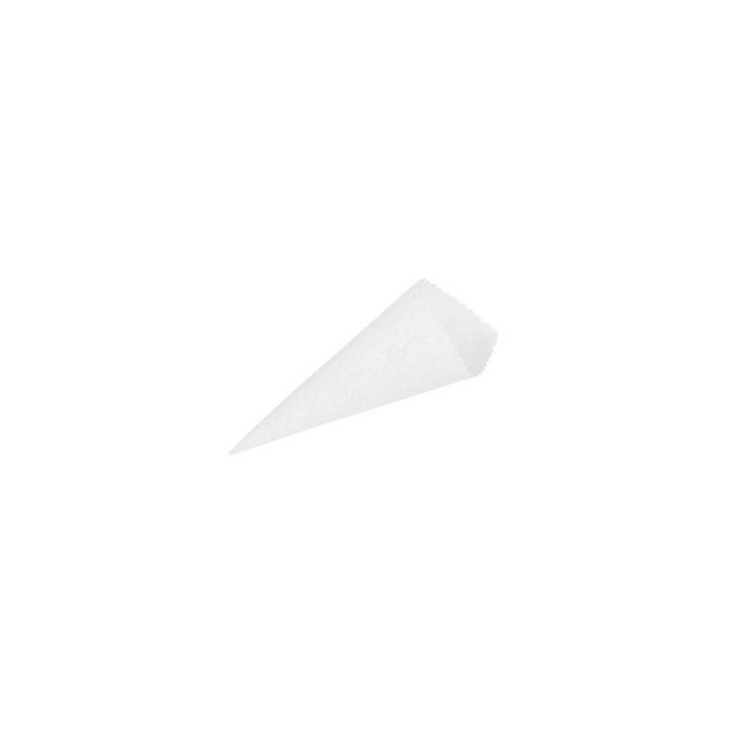 CONO COTONE SEMPLICE Ø6x18cm WHITE 10pz