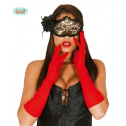 GUANTI ROSSI LUNGHI 42cm