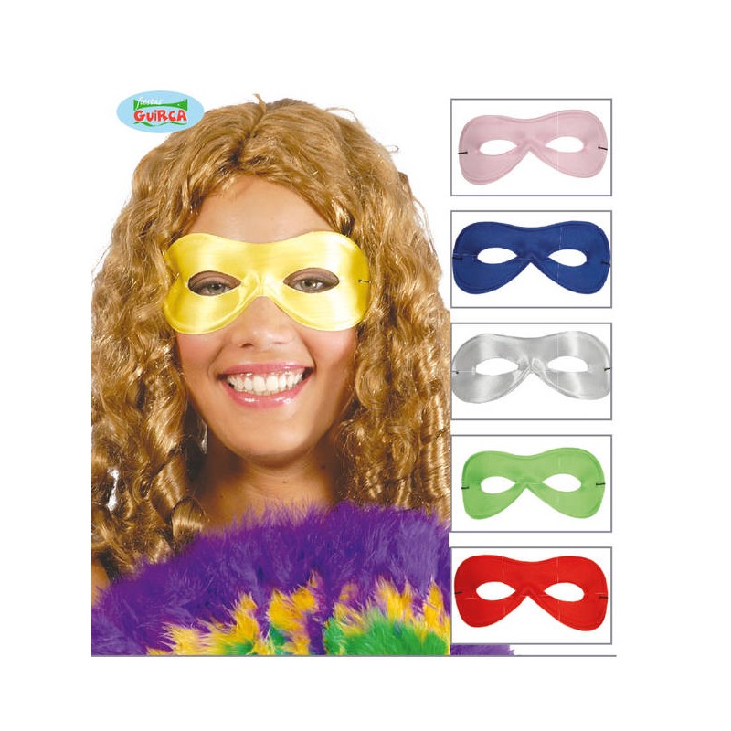 MASCHERA PIERROT MULTICOLORE IN SETA EXTRA