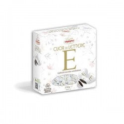 CONFETTI CUOR DI LETTERE E CIOCCOLATO FONDENTE 250gr
