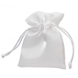 SACCHETTO ORGANZA 9x12cm BIANCO 12pz