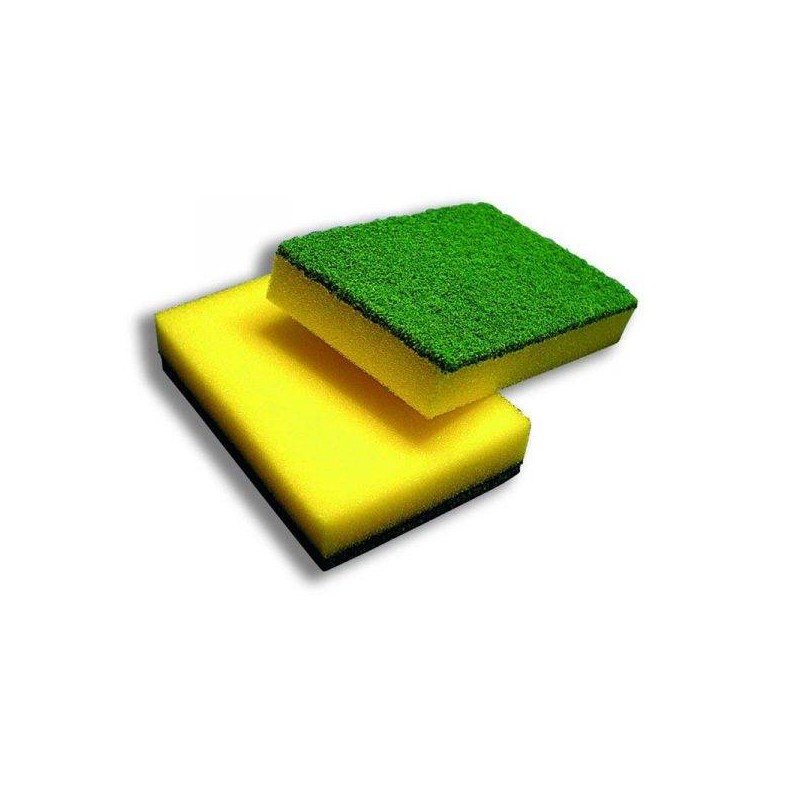 SPUGNA GIALLA + FIBRA ABRASIVA CONVERT90 10pz ARIX