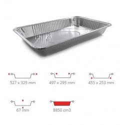 TEGLIA R885G RETTANGOLARE GASTRO ALTA 7CM (R67G)
