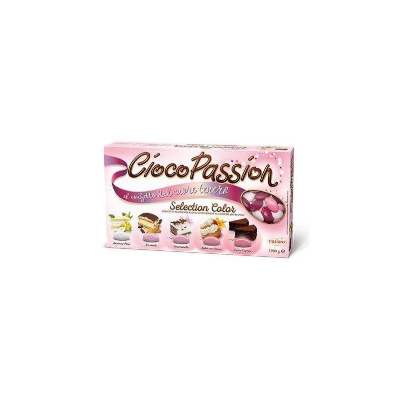 CONFETTI CIOCOPASSION SELECTION COLOR ROSA 5 GUSTI 1kg