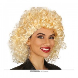 PARRUCCA CAPELLI BIONDI RICCI