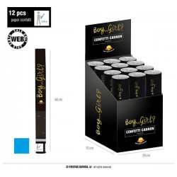 SPARA CORIANDOLI BLU E ORO IT'S A BOY OR A GIRL