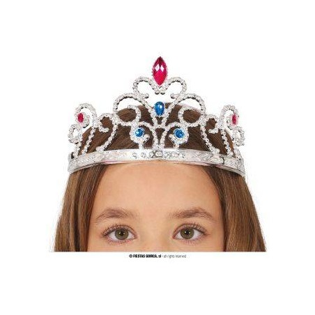 CERCHIETTO CORONA ARGENTO CON PIETRE