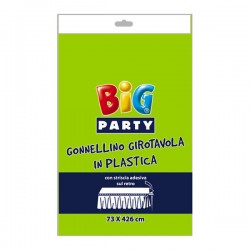 GONNA TAVOLO VERDE ACIDO TABLESKIRT 73x426cm