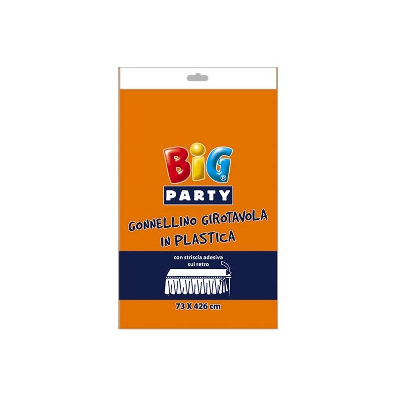 GONNA TAVOLO ARANCIO TABLESKIRT 73x426cm