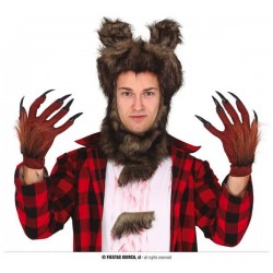 GUANTI UOMO LUPO MANNARO CON ARTIGLI