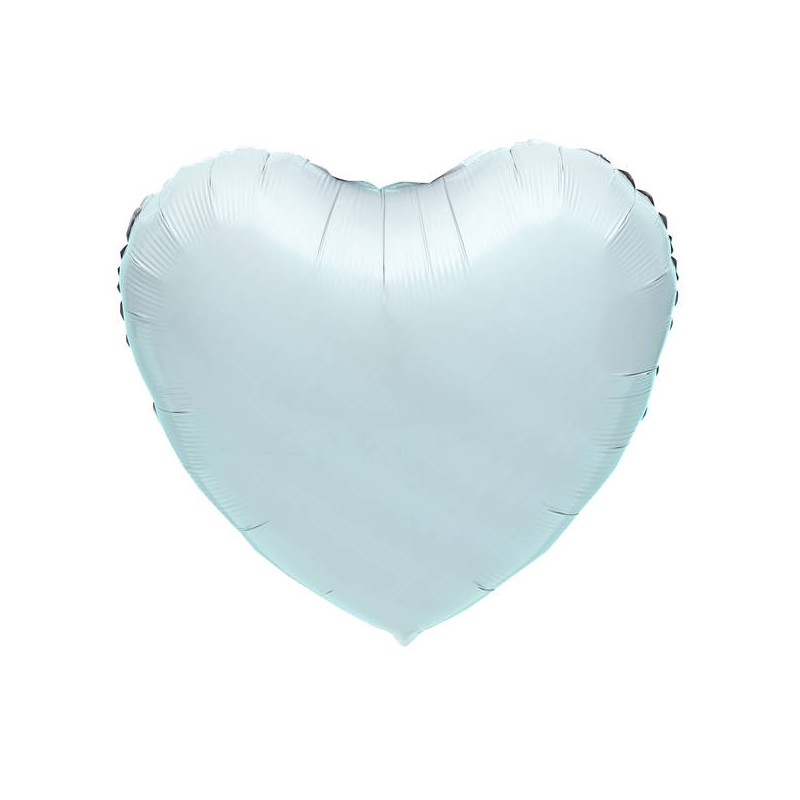 PALLONE MYLAR CUORE AZZURRO ø45cm