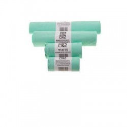 SACCHI NU BIO VERDE COMPOST 90x120cm 25my 10pz EN13432 ROTOLO