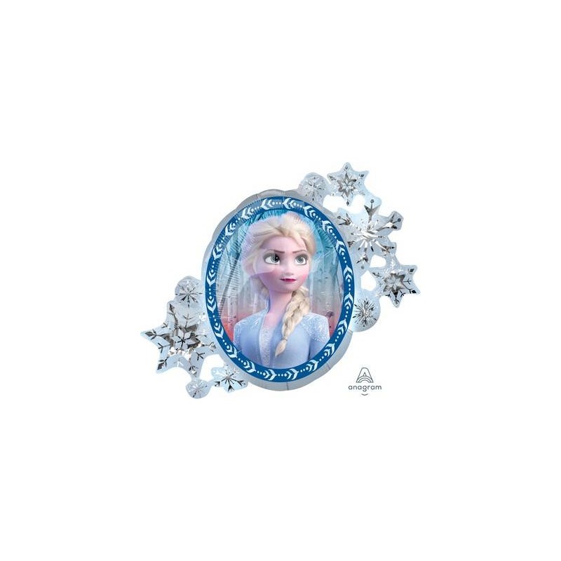 PALLONE MYLAR S/SHAPE FROZEN 2 SPECCHIO 76x66cm