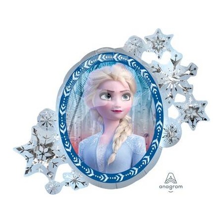 PALLONE MYLAR S/SHAPE FROZEN 2 SPECCHIO 76x66cm