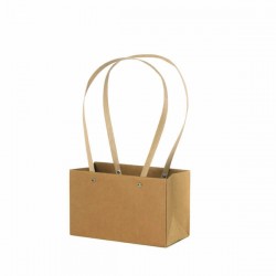SHOPPER CARTA RECTANGLE  22x13,5+10,5cm MANICO COL. ASS.TI