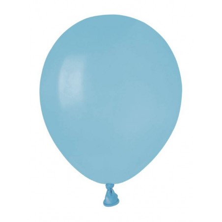 PALLONCINI COLOR 5 12cm CELESTE BABY 100pz
