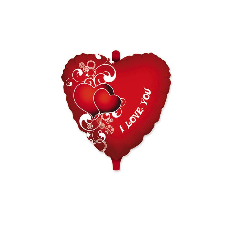 PALLONE MYLAR CUORE I LOVE YOU 45cm