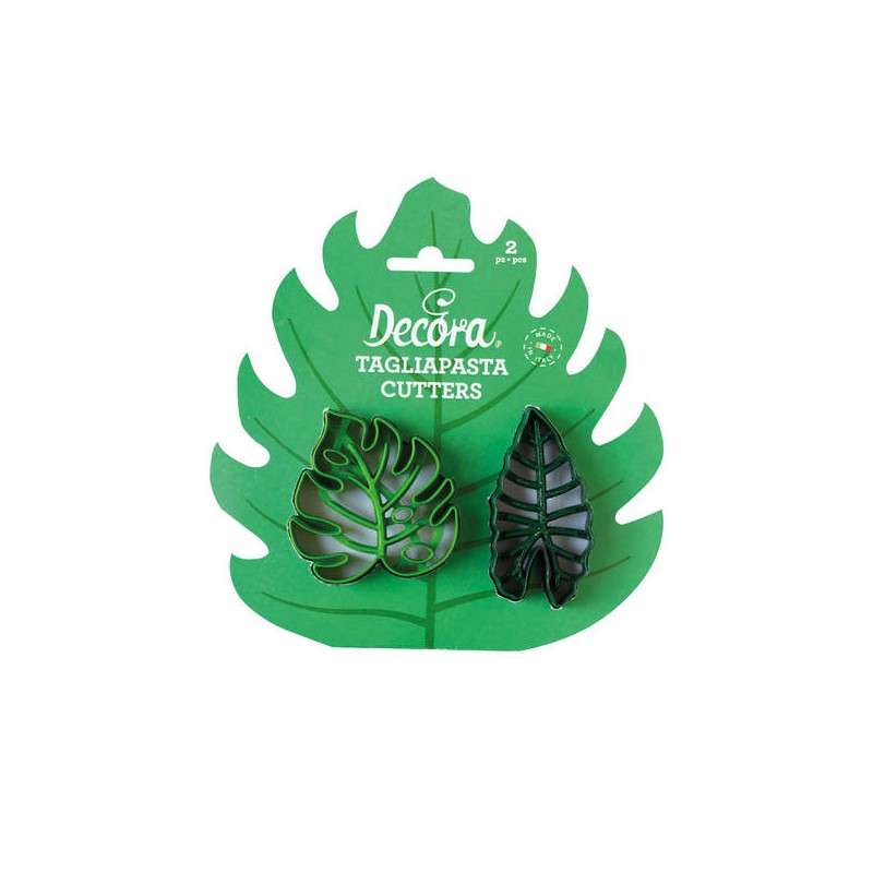 TAGLIAPASTA SET 2pz FOGLIE TROPICALI