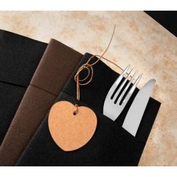 TOVAGLIOLI 40x40cm QUICK POCKET AIRLAID NERO 50pz FATO