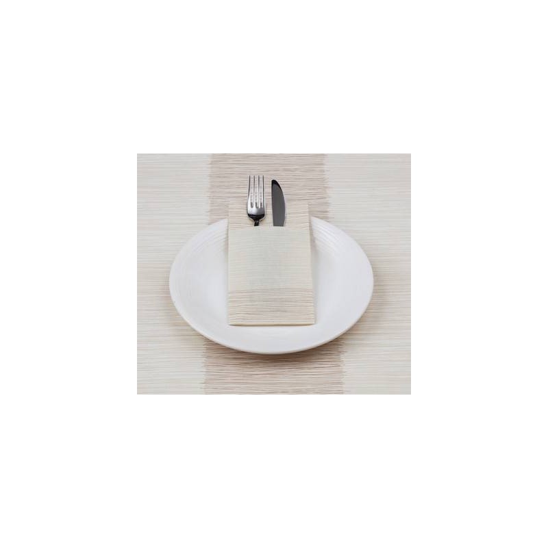 TOVAGLIOLI 40x40cm QUICK POCKET AIRLAID MILLERIGHE SABBIA 40pz FATO