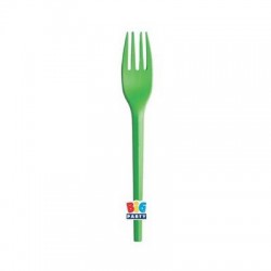 FORCHETTE ECOLOR CPLA 16cm VERDE 20pz