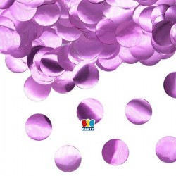 CORIANDOLI IN FOIL ø2cm 50gr ROSA METAL