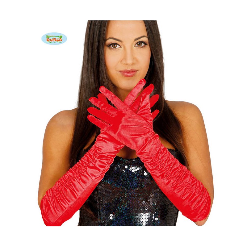 GUANTO INCRESPATO ROSSO