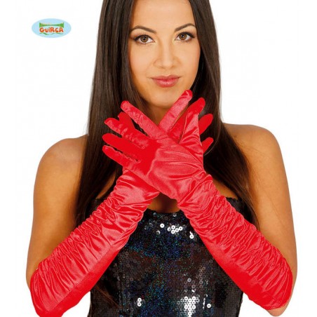 GUANTO INCRESPATO ROSSO