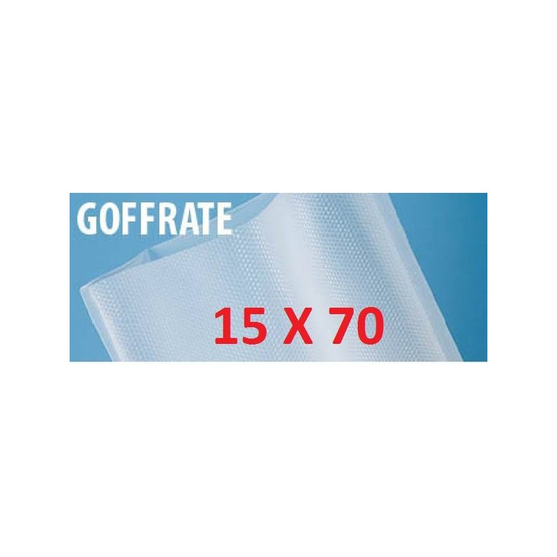 BUSTE SOTTOVUOTO GOFFRATE V9 MIS.15x70cm 10pz