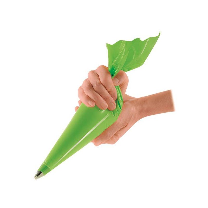 SAC A POCHE MONOUSO 30x16cm ANTISCIVOLO VERDE 100pz CROWN CHEF