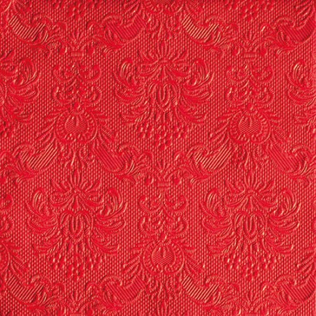 TOVAGLIOLI 33x33cm ELEGANCE RED 15pz