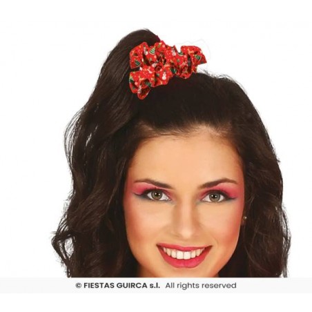 ELASTICO CAPELLI NATALIZIO ROSSO