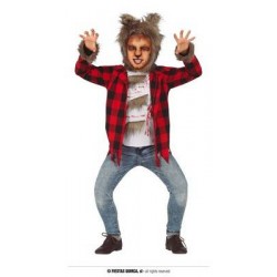 COSTUME WEREWOLF BIMBO 7-9 ANNI