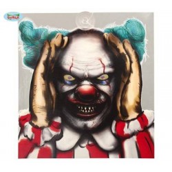 DECORAZIONE FACCIA PAGLIACCIO CON VENTOSA E LUCE