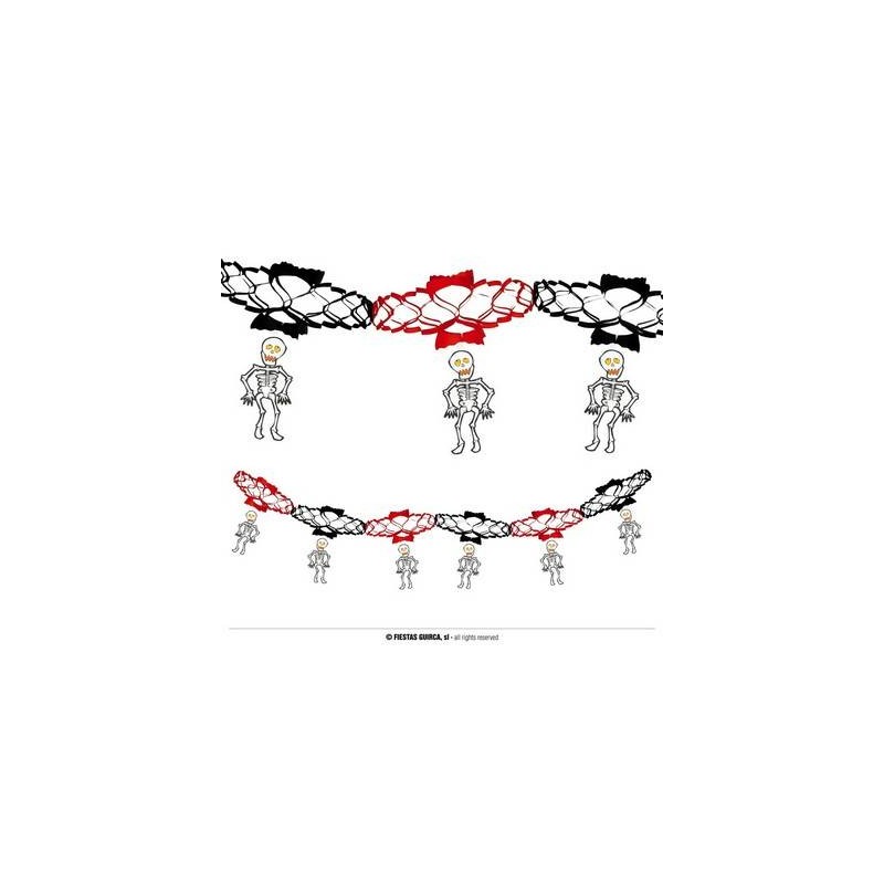 FESTONE FANTASIA SCHELETRI HALLOWEEN 15x200cm