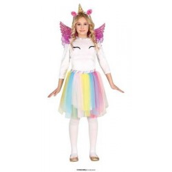 COSTUME UNICORNO ARCOBALENO 3 - 4 ANNI