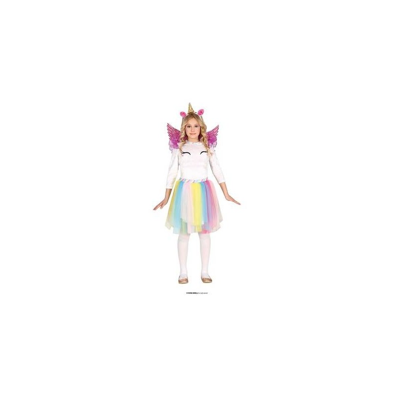 COSTUME UNICORNO ARCOBALENO 3 - 4 ANNI