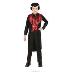 COSTUME VAMPIRO BIMBO 7 - 9 ANNI