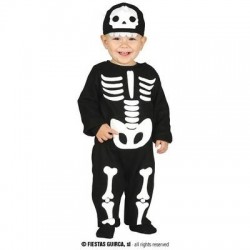 COSTUME SCHELETRO CON CAPPELLO 2-3 anni