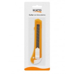 CUTTER GRANDE C/BLOCCALAMA FLUO BLISTER SCATTO