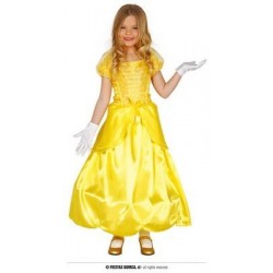 COSTUME PRINCIPESSA BELLA BIMBA  7 - 9 ANNI