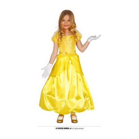 COSTUME PRINCIPESSA BELLA BIMBA  7 - 9 ANNI