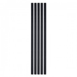 CANNUCCE ECOLOR IN CARTA ø0,5x20cm NERE 50pz